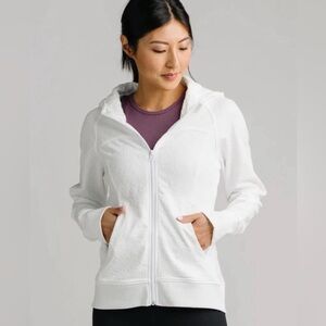 Zyia Active White Allegro Full Zip Jacket Size Medium